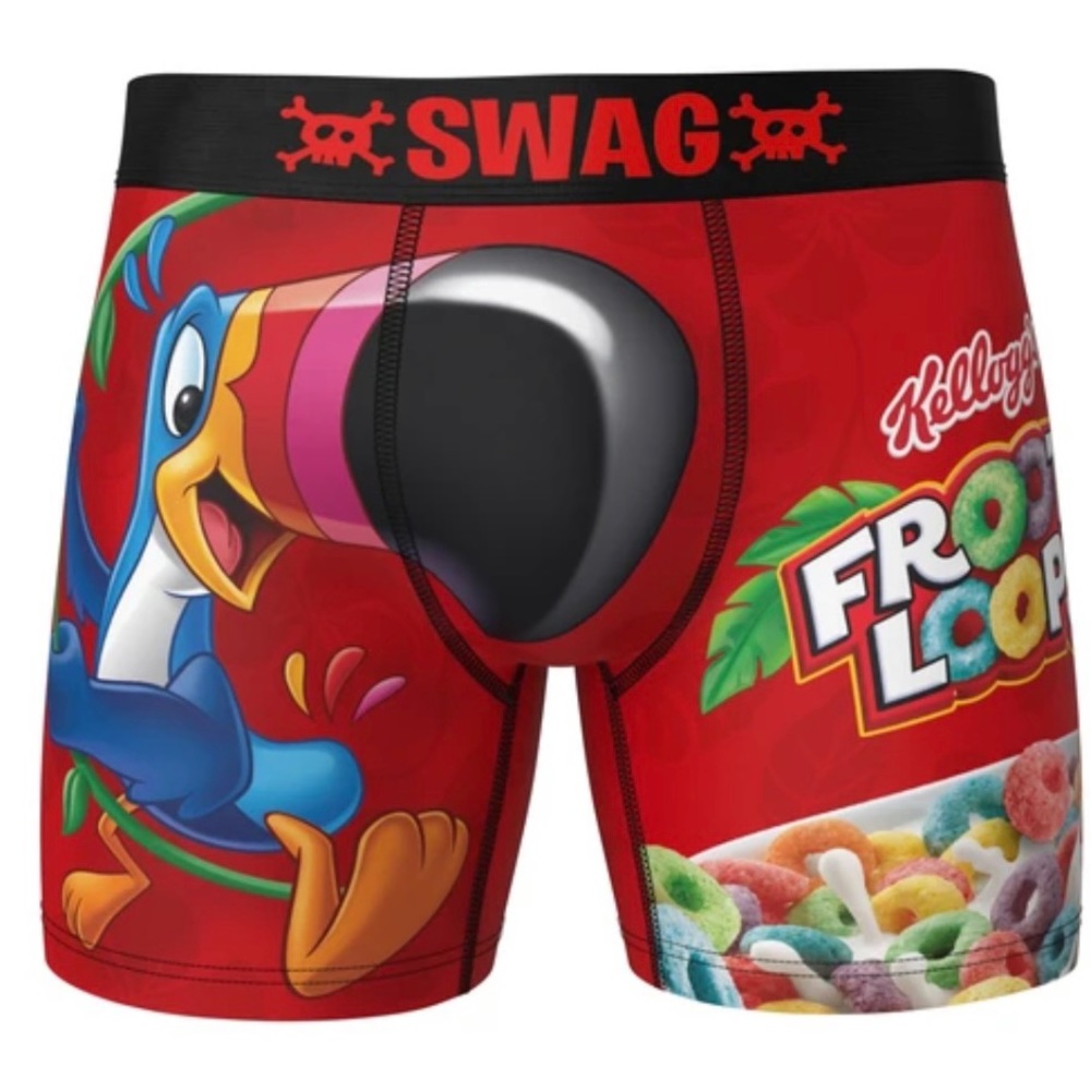 NWB KELLOGG’S CEREAL BOXERS “THEY’RE GREAT” XL - Picture 2 of 14